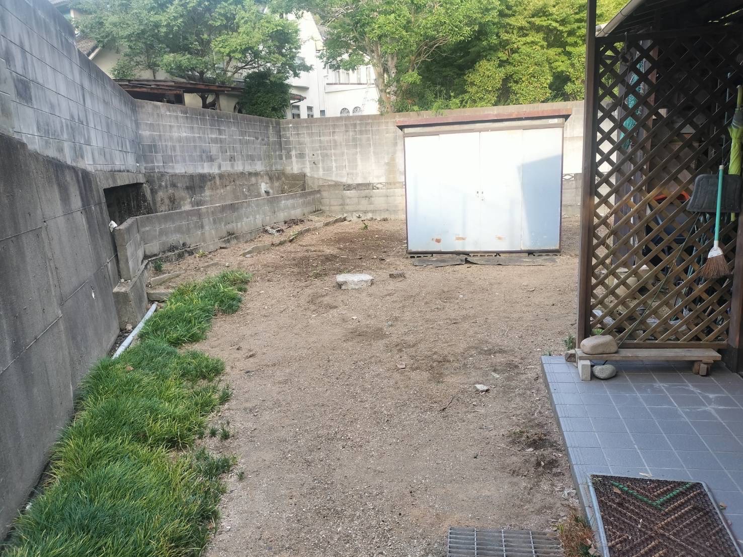 草刈り実例　岡山市中区江並